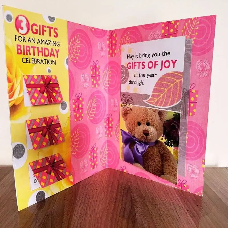Tulip Design Best Wishes On Your Birthday Greeting Card by GIFTaze-2