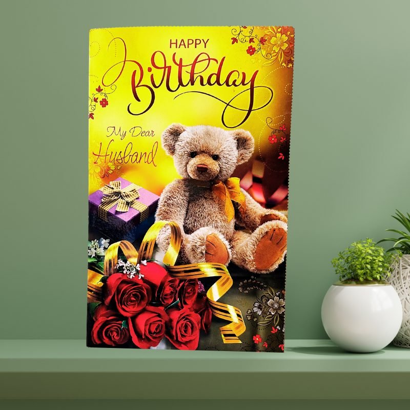 Romantic Birthday Wishes Greeting Card for Husband