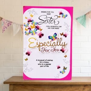 Sentimental Birthday Wishes Greeting Card for Sister