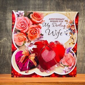 Elegant Anniversary Wishes Greeting Card for Wife