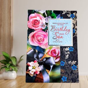 Special Birthday Wishes Greeting Card for Son