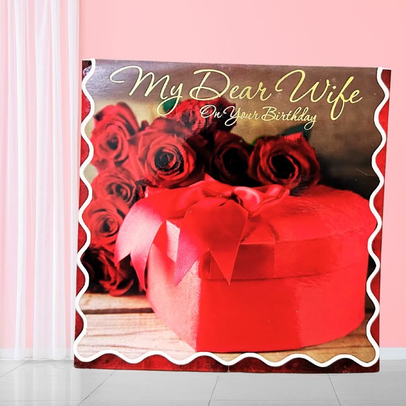 Charming Birthday Wishes Greeting Card for Wife