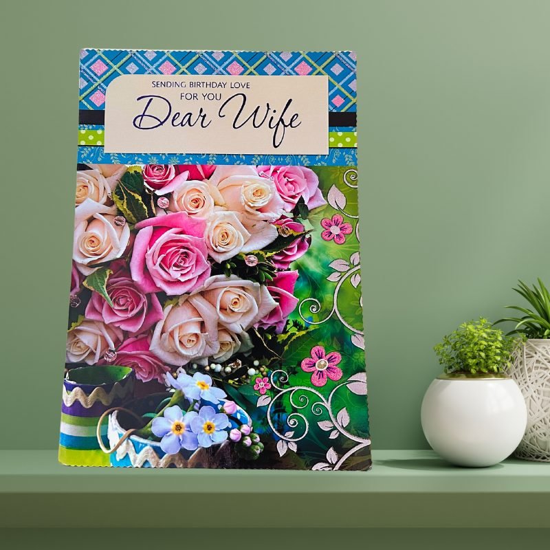 Sweet Birthday Wishes Greeting Card for Wife