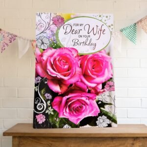 Playful Birthday Wishes Greeting Card for Wife