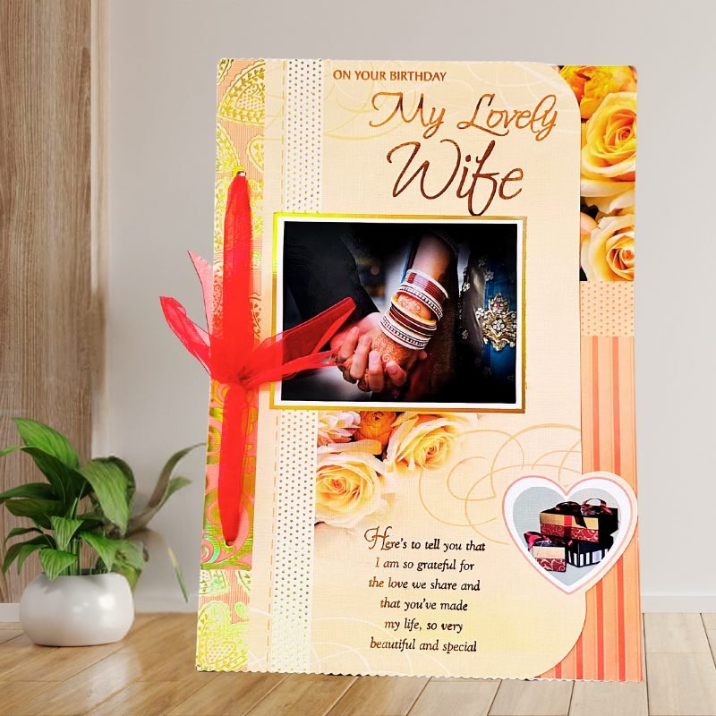 Classic Birthday Wishes Greeting Card for Wife