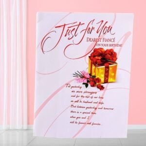 Romantic Birthday Wishes Greeting Card for Fiance