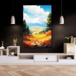 Anime Style Mountain Landscape