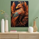Mythical Bird with a Golden Aura