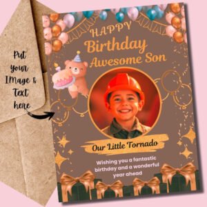 Personalised Birthday Card for Special Moments