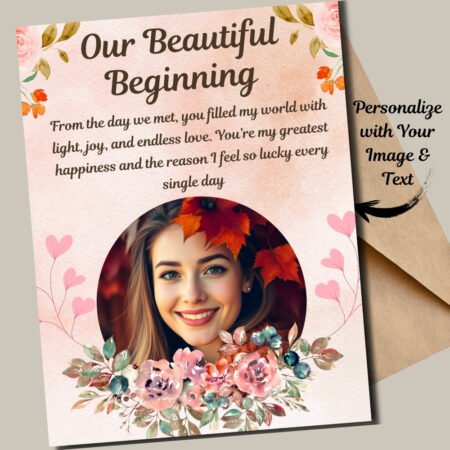 Personalized Romance Greeting Card