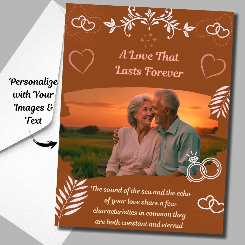 Personalized Love Greeting Card for Special Moments