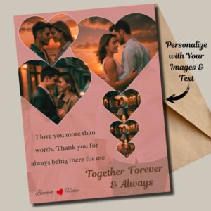 Personalised Romantic Love Greeting Card