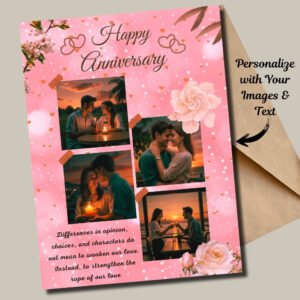 Personalized Anniversary Greeting Cards for Couples