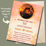 Personalized Anniversary Greeting Cards Unique Designs