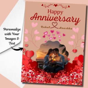 Personalized Anniversary Greeting Card for a Lifetime of Love