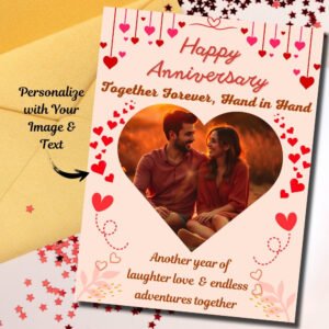 Personalized Anniversary Greeting Card: Capture the Magic of Your Love