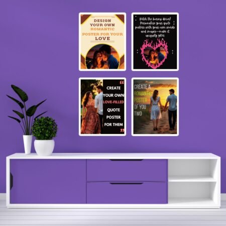 Personalized Romantic Love Quote Poster