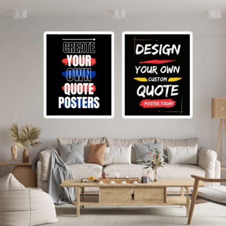 Personalised Motivational Posters for Office