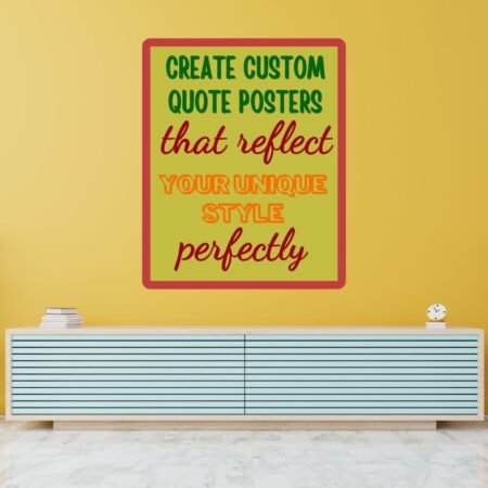 Personalised Motivational Posters for Uplifting Vibes