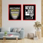 Personalised Motivational Quote for Office