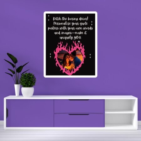 Customized Quote Posters for Personalized Home Style