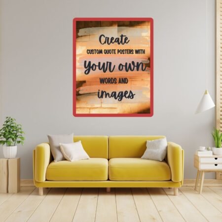 Personalized Quote Frames for Modern Home Decor