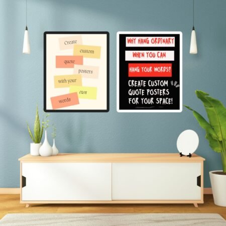 Personalized Quote Posters for Office