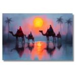 Camel Rider Under Moonlit Tree - Image 5