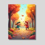Girls Enjoying Autumn Day in the Park - Image 5