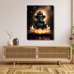 Lord Ganesha with Lotus