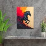 Majestic Black Horse