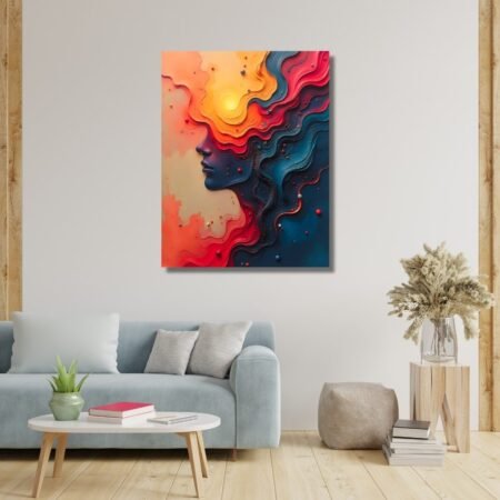 Dancing in Colorful Waves