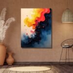 Orange Tones in Abstract Art