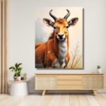Eland Standing in Jungle Field - Image 2