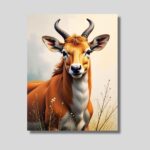 Eland Standing in Jungle Field - Image 5