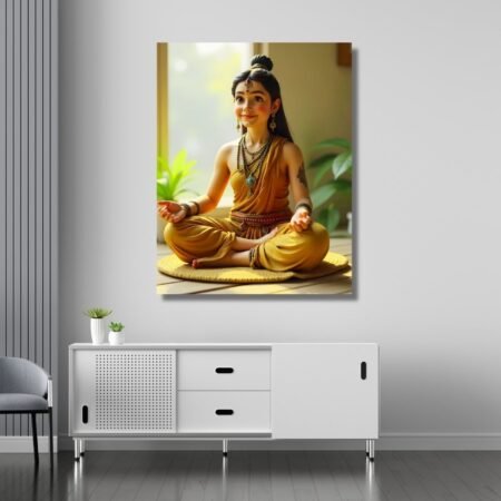 Smiling Yoga Girl Portrait