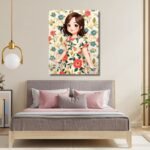 Floral Dress Girl