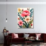 Vibrant Blossoms Flower Artwork
