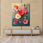 Colorful Floral Delight Artwork