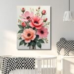 elegant light pink flowers