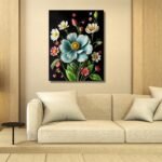 Beautiful Petals on Dark Display
