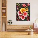 blooming flowers artwork