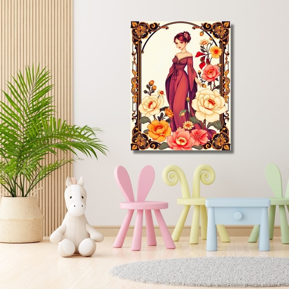 Brown Dress Art Work