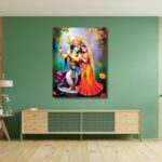Eternal Bond of Radha & Krishna Painting - Image 3