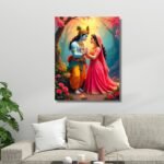 Dance of Radha & Krishna Painting