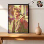 Beautiful Portrait with Soft Watercolor Effect