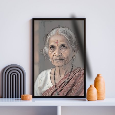 Beautiful Portraits with Gloss Sketch Finish Effect