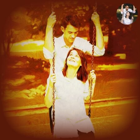Customized Portraits with Soft Impression Glow Effect
