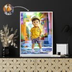 Personalized Watercolor Glossy Smooth Face Portraits