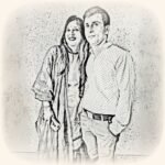 Personalized Charcoal Sketch Portraits